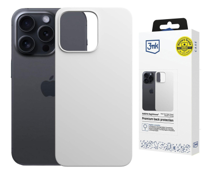 Etui do telefonów 3mk Hardy MagSilicone Silver-White do iPhone 15 Pro